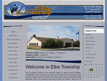 Tablet Screenshot of elbatownship.org